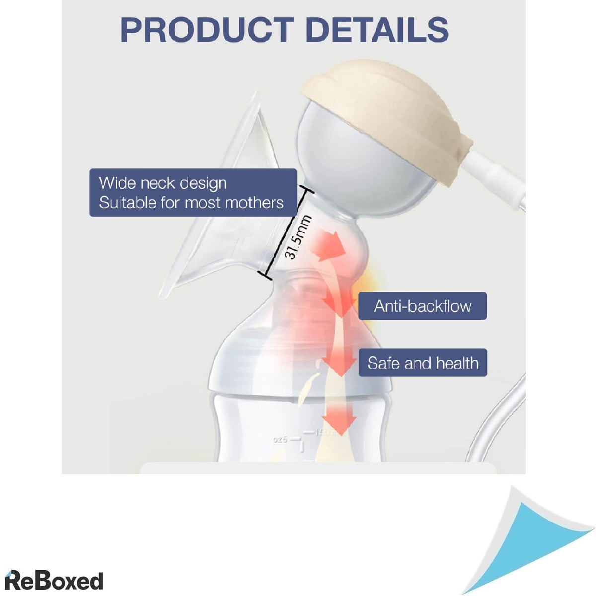 Edibaby Pompa de San Electrica 1600 mAh 150ml