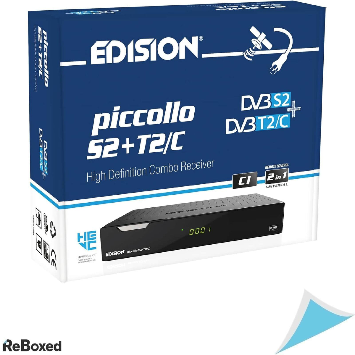EDISION Piccollo S2 + T2/C Combo HD Receptor Digital