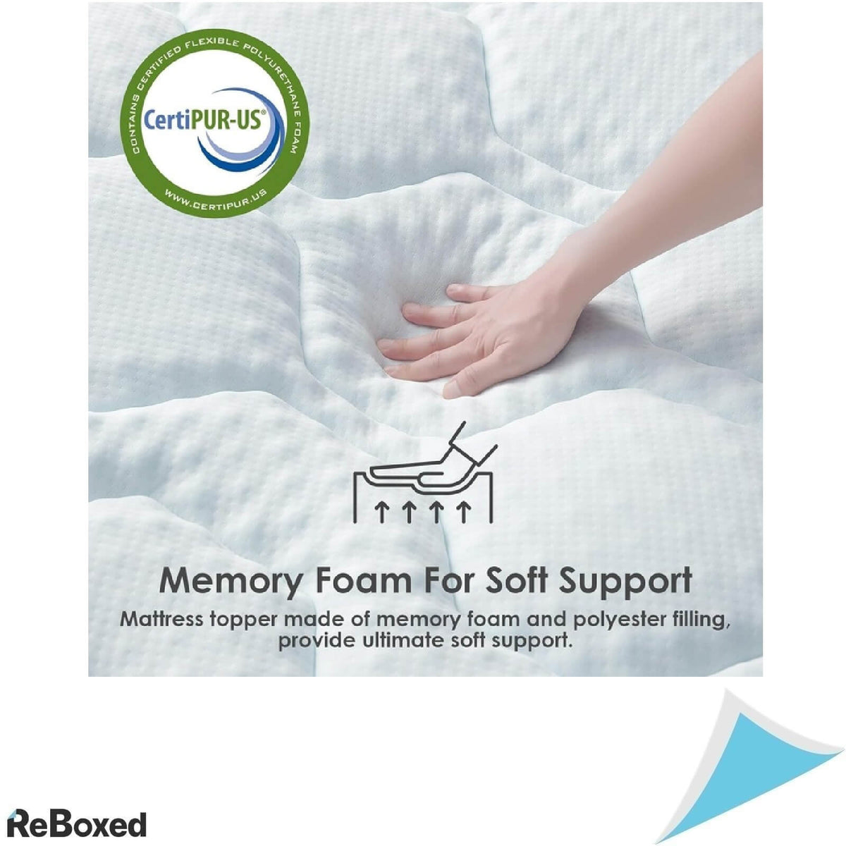 Eheyciga Gel Topper pentru Saltea cu Memorie 160x200