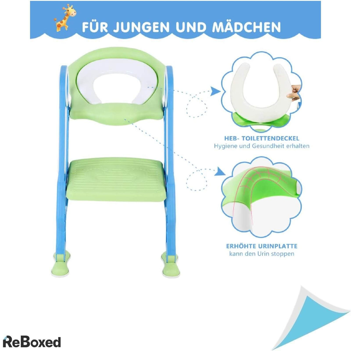 Ejoyous Scaunel de Toaleta Multifunctional 1-7 Ani