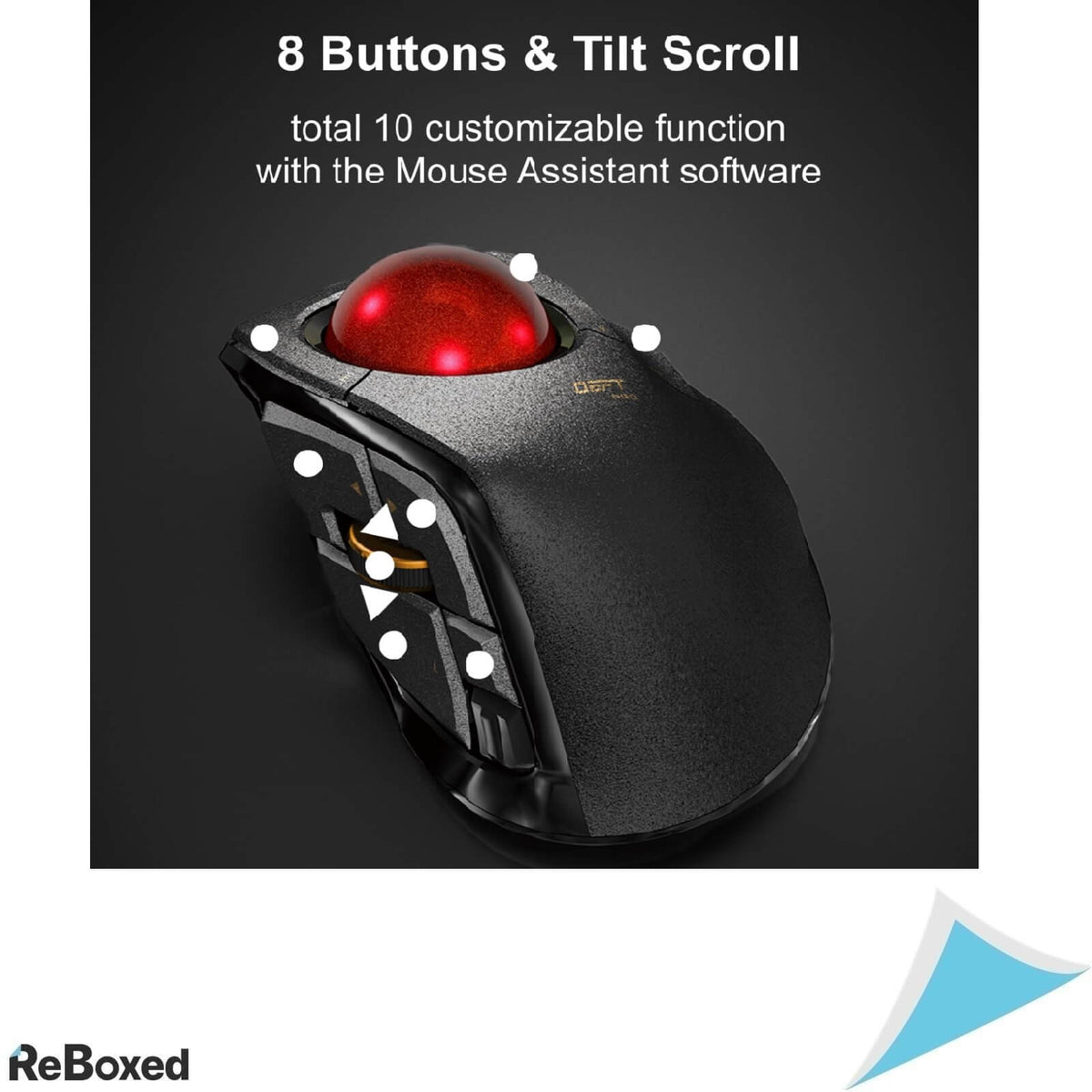 Elecom Deft Pro Mouse Trackball 8 butoane 1500 DPI