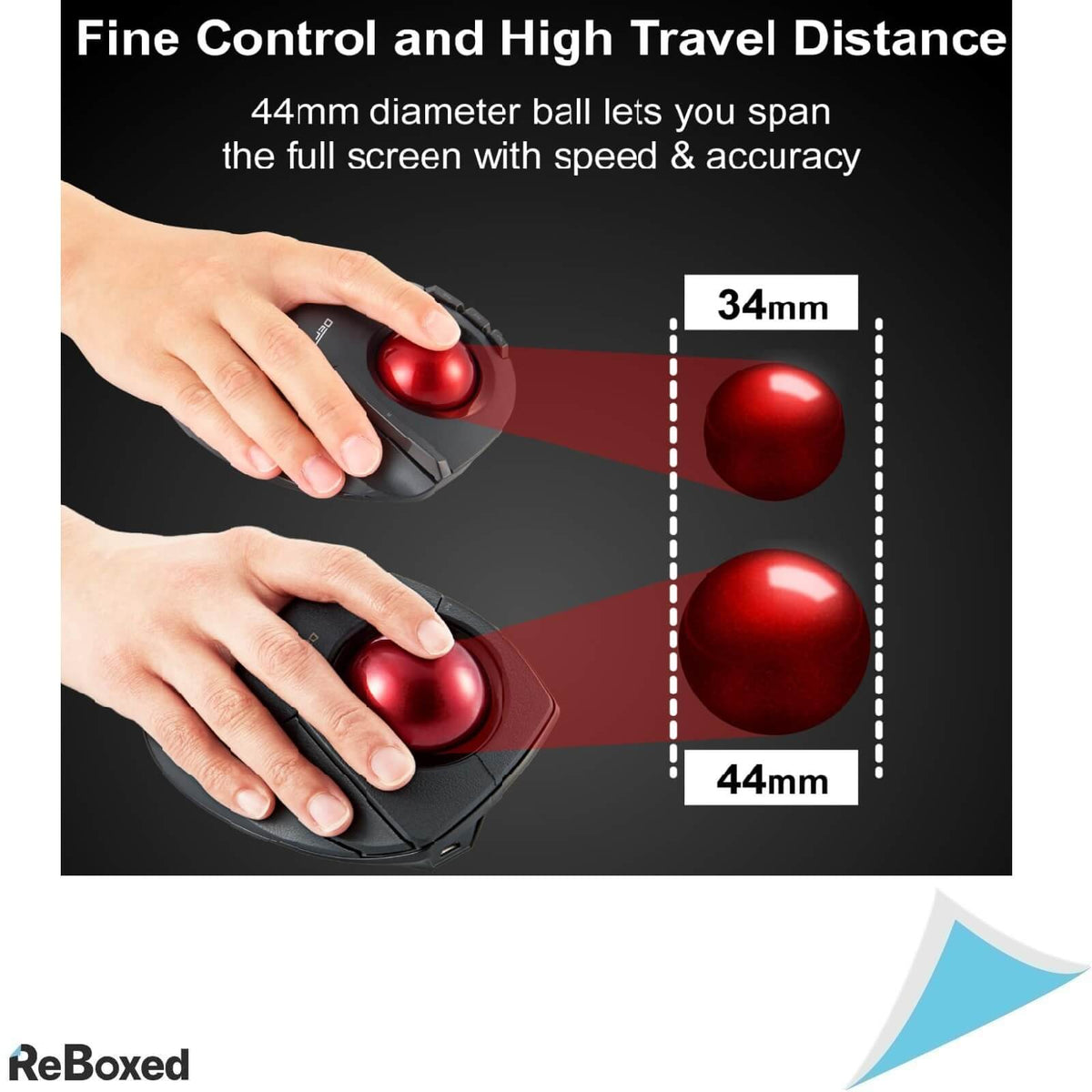 Elecom Deft Pro Mouse Trackball 8 butoane 1500 DPI