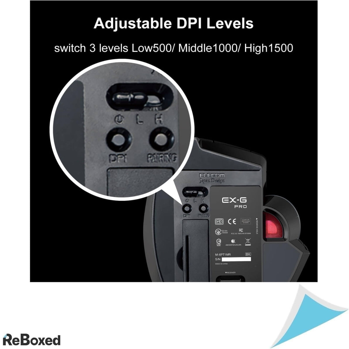 Elecom EX-G PRO Mouse Trackball 8 Butoane