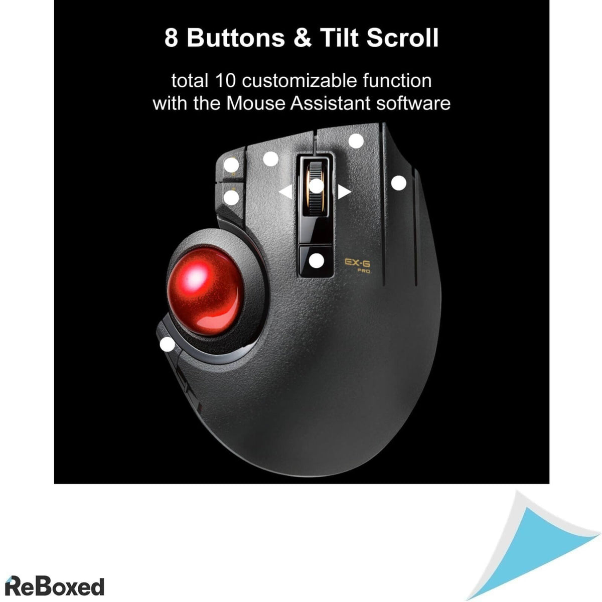 Elecom EX-G PRO Mouse Trackball 8 Butoane