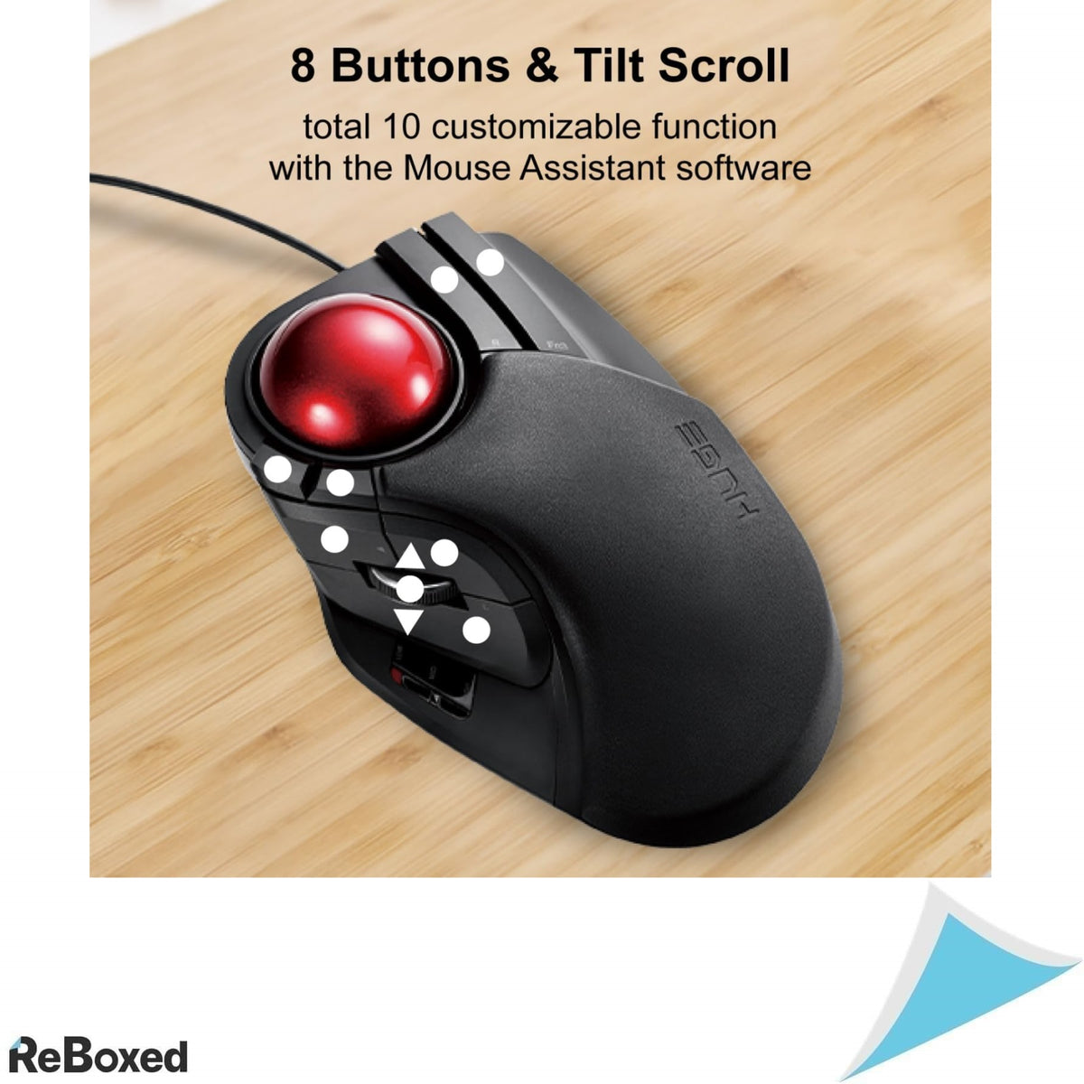 Elecom Huge Trackball Mouse 8 Butoane 52mm