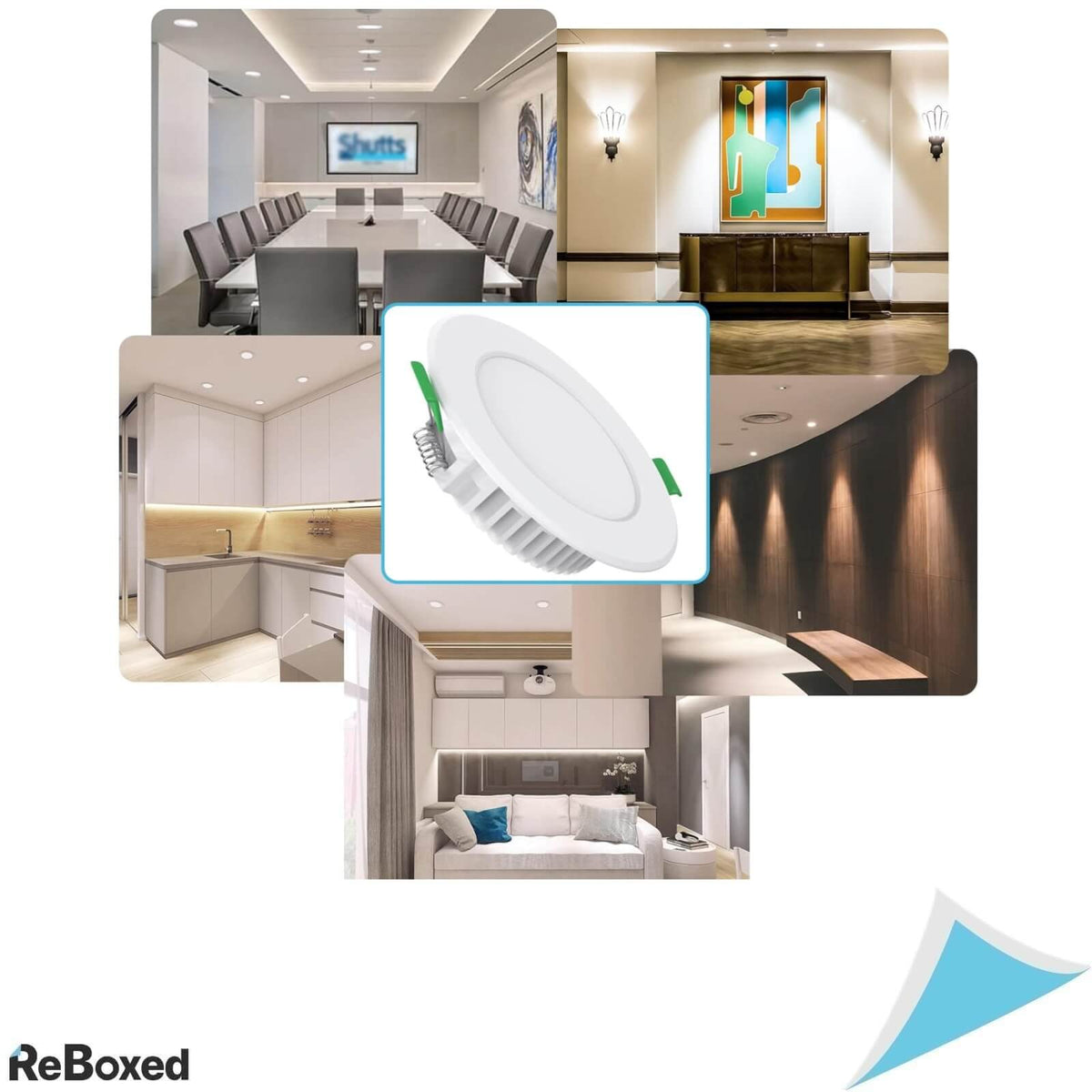 Elekin 6 Spoturi LED Incastrate 7W 700lm 3000K IP44