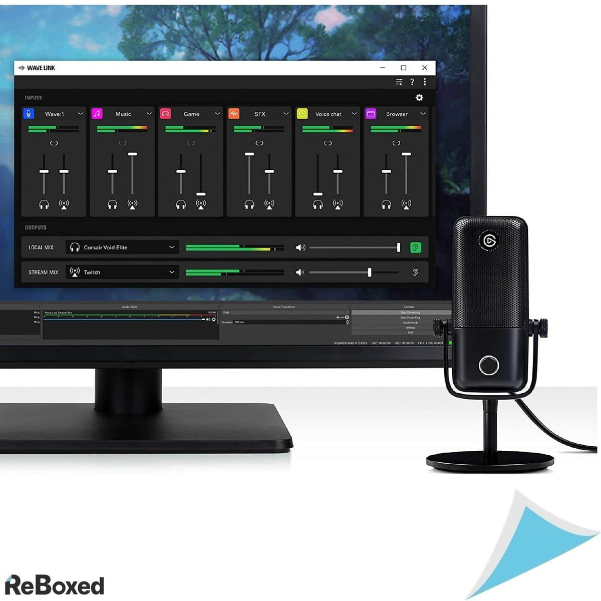 Elgato Wave:1 Microfon Premium Condenser USB Negru