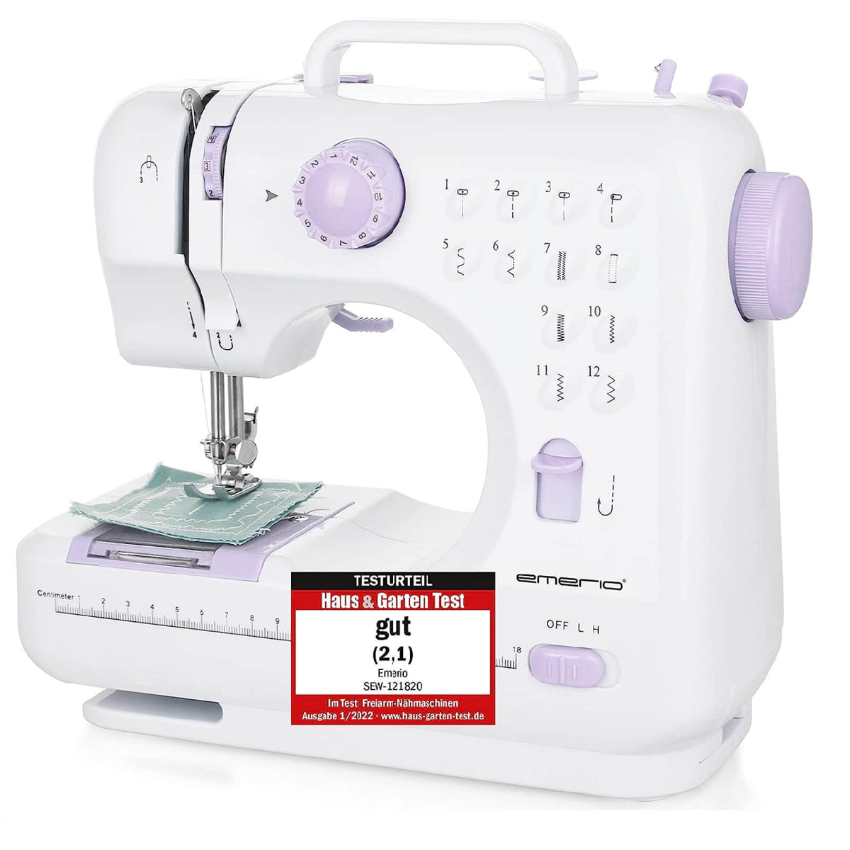 Emerio SEW-121820 Masina Cusut Semi-Automata Electrica si Baterii