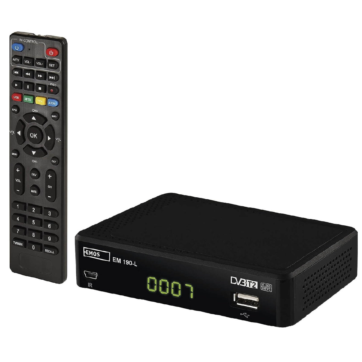 Emos EM190-L Receptor Digital Full HD DVB-T EPG