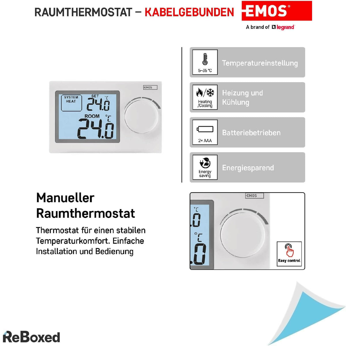 Emos P5604 Termostat Digital de Camera