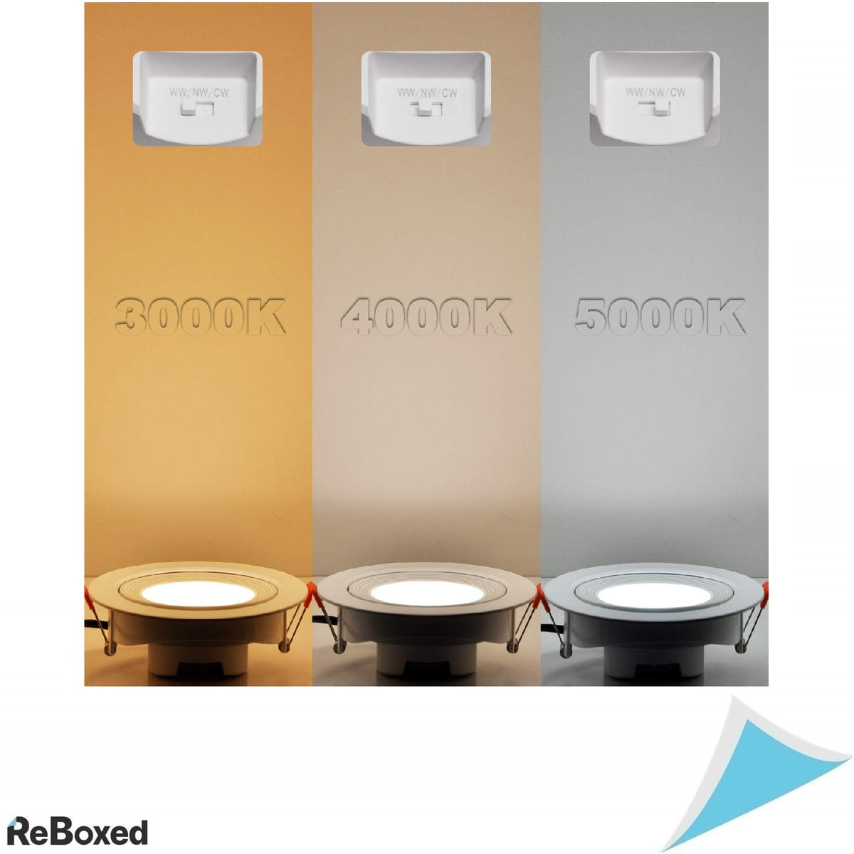 ENUOTEK Set 3 Spoturi LED 12W