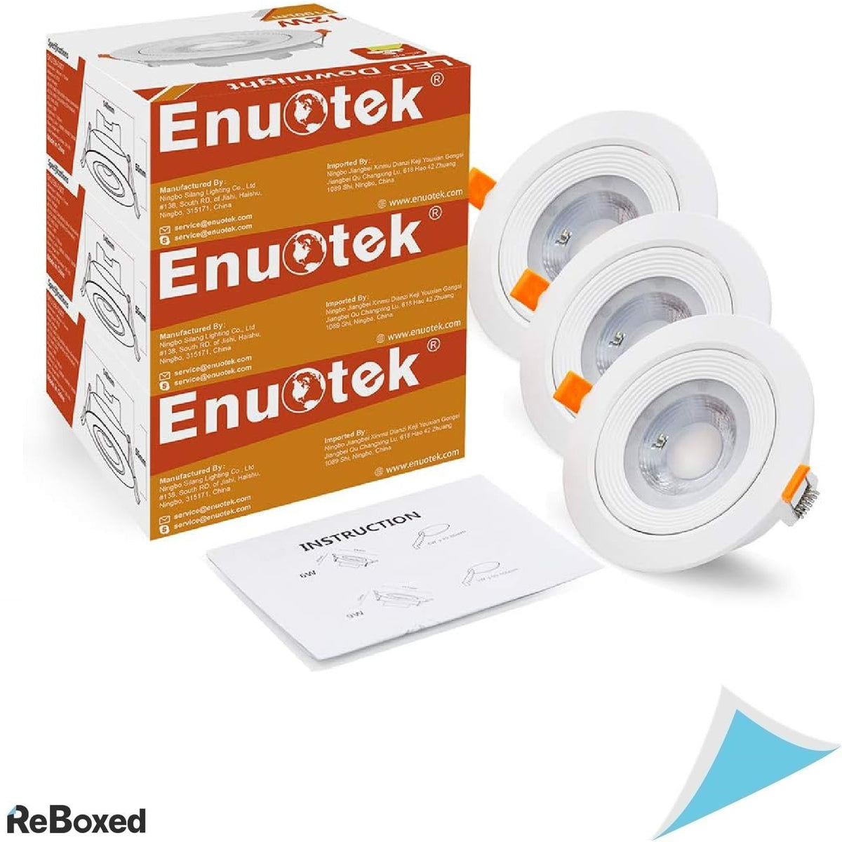 ENUOTEK Set 3 Spoturi LED 12W