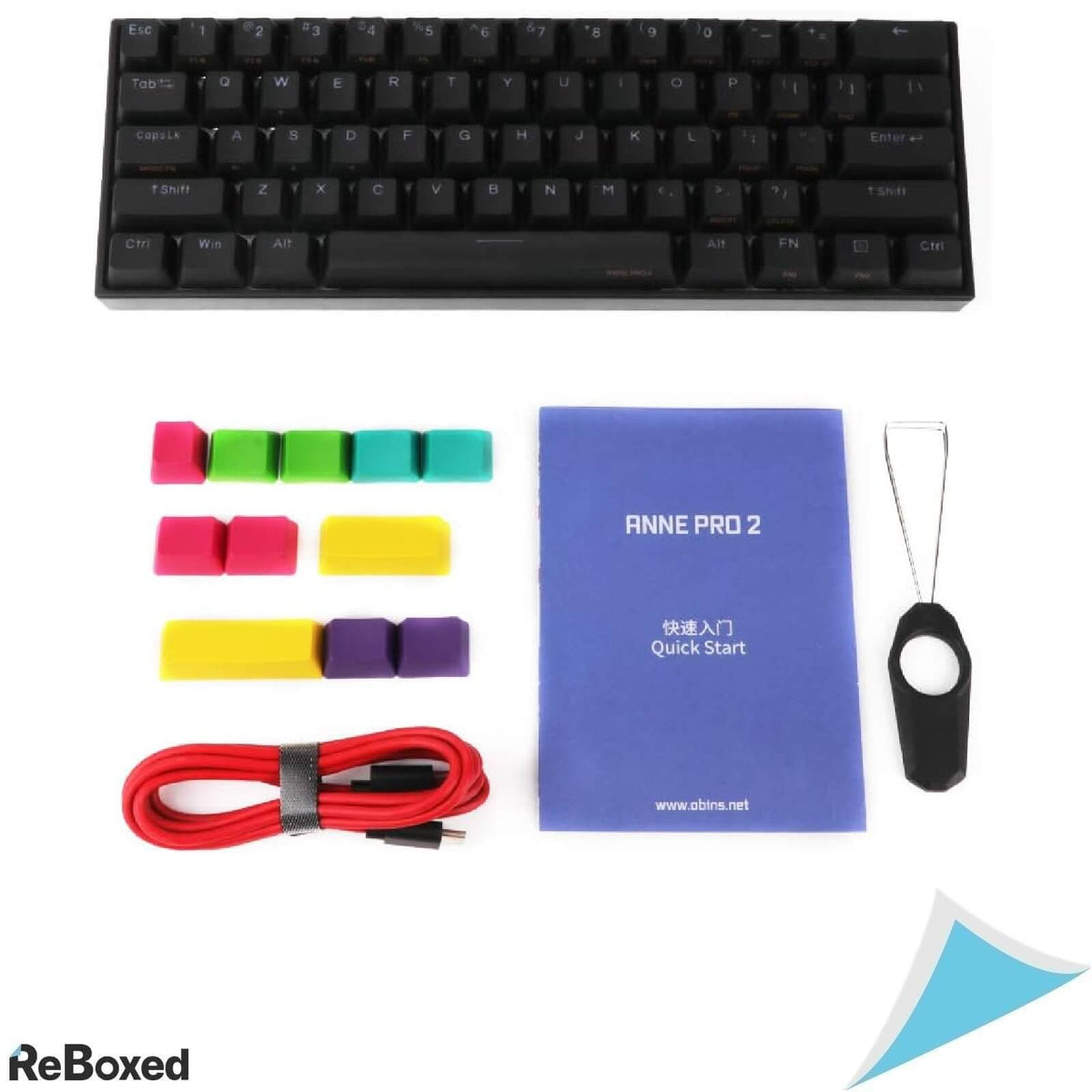 Epomaker Anne Pro2 Tastatura Mecanica RGB Gateron Brown Black
