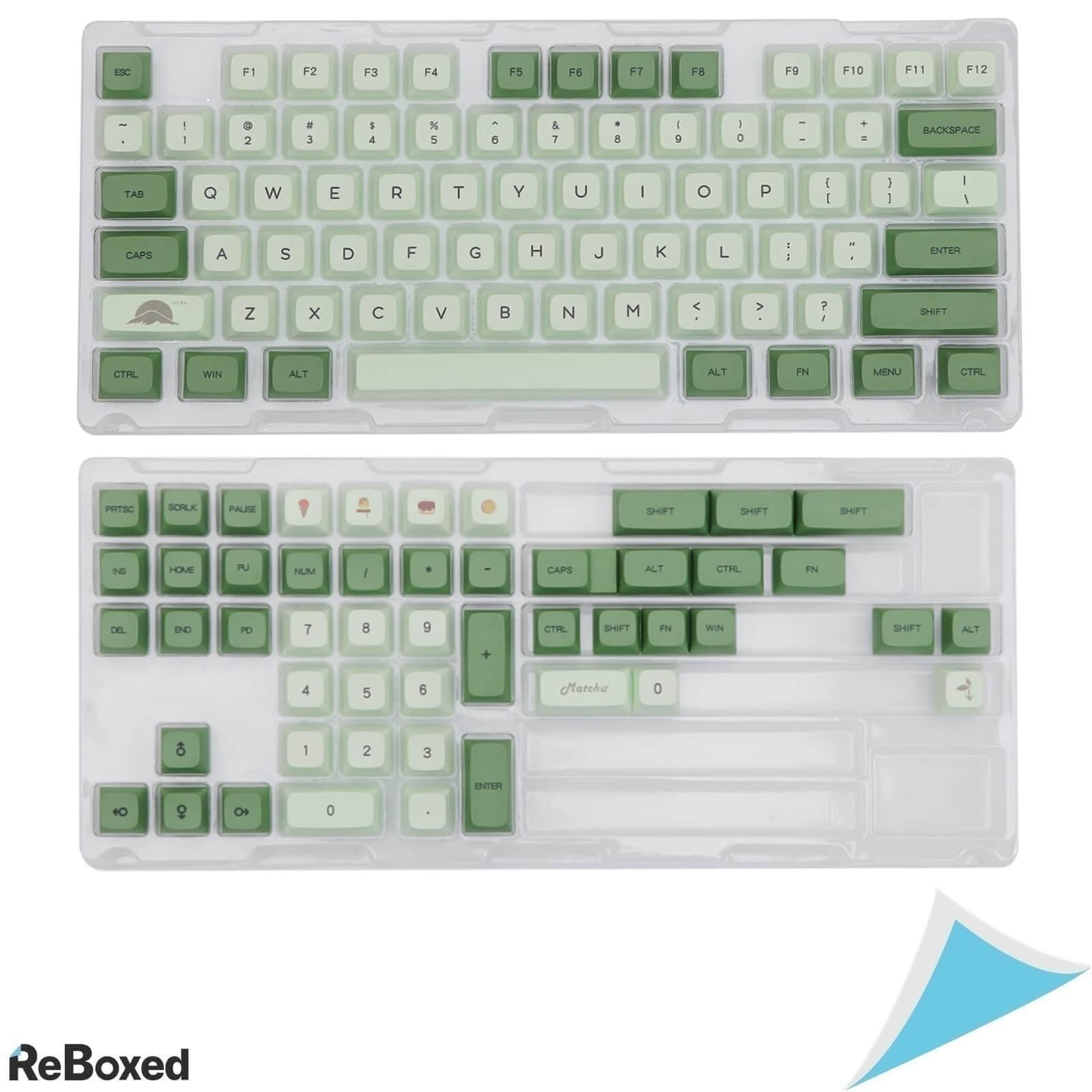 Epomaker Set de 124 Taste pentru Tastatura Mecanica XDA Matcha