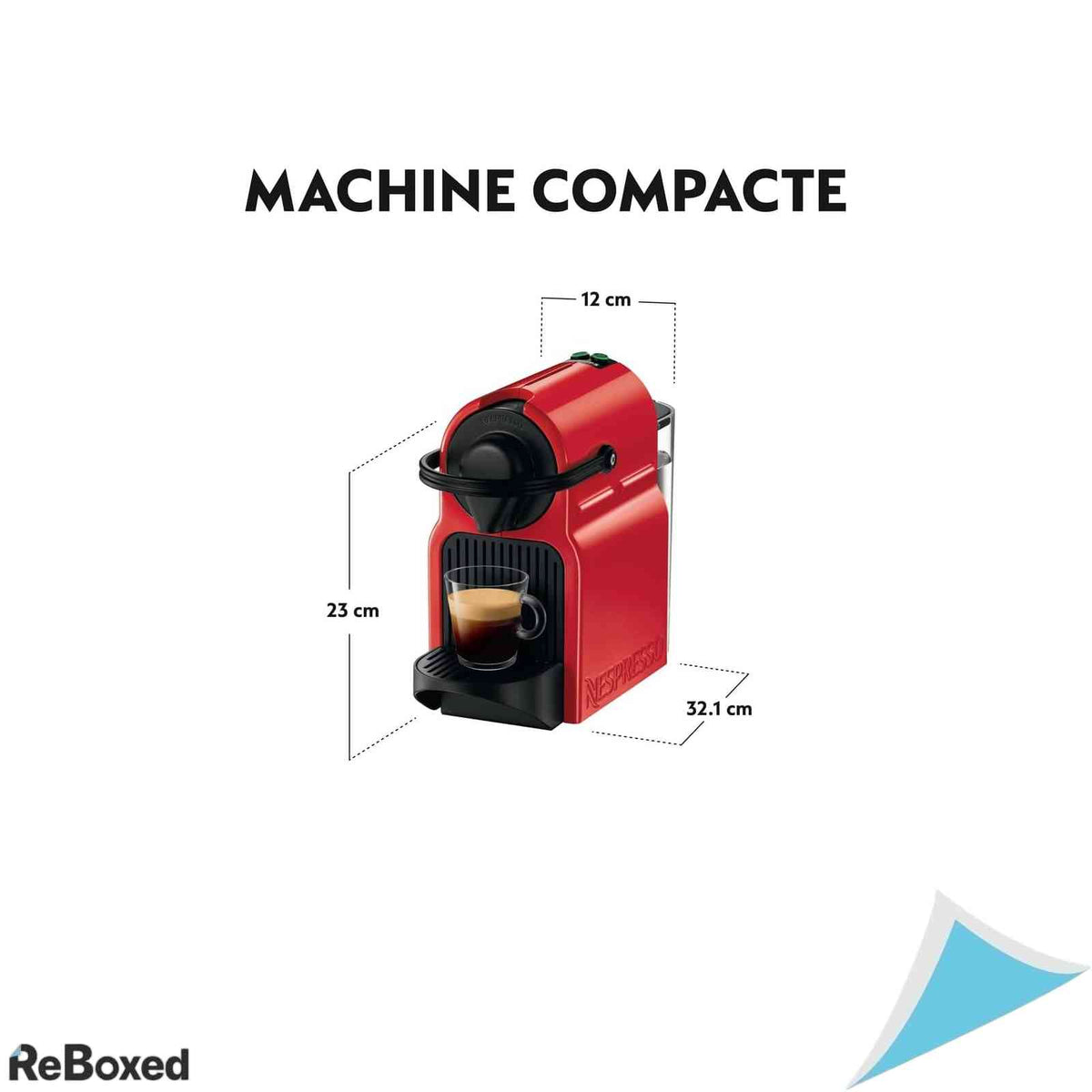 Espressor cu Capsule Krups Nespresso Inissia YY1531FD 19 Bar 0.7L Rosu