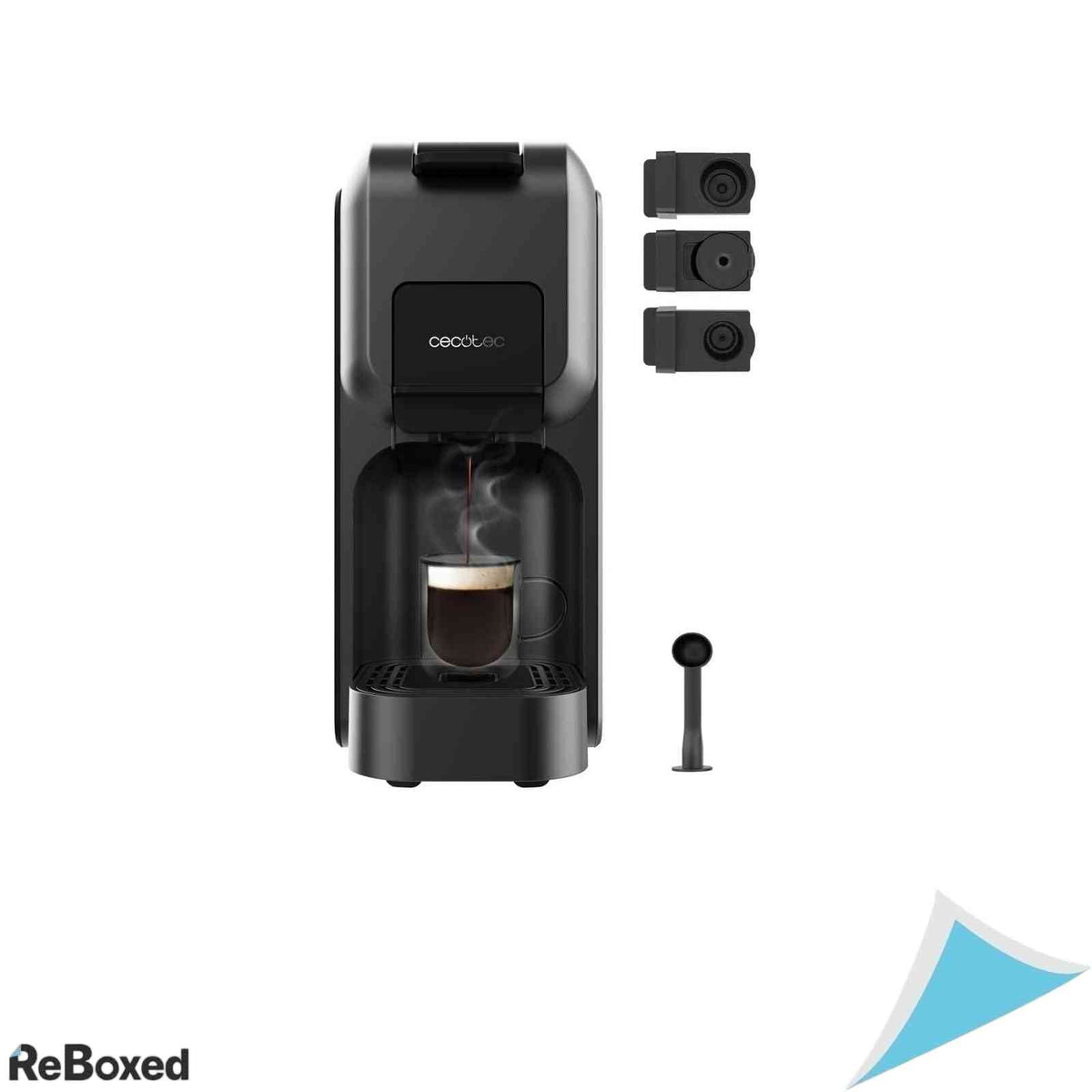 Espressor Cecotec FreeStyle Compact Black, 20 bari, 1350 W