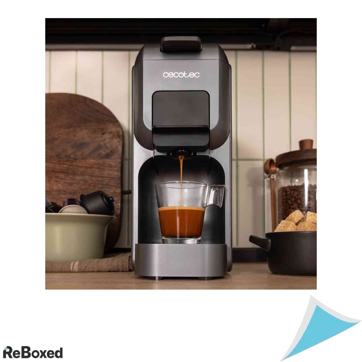 Espressor Cecotec FreeStyle Compact Black, 20 bari, 1350 W