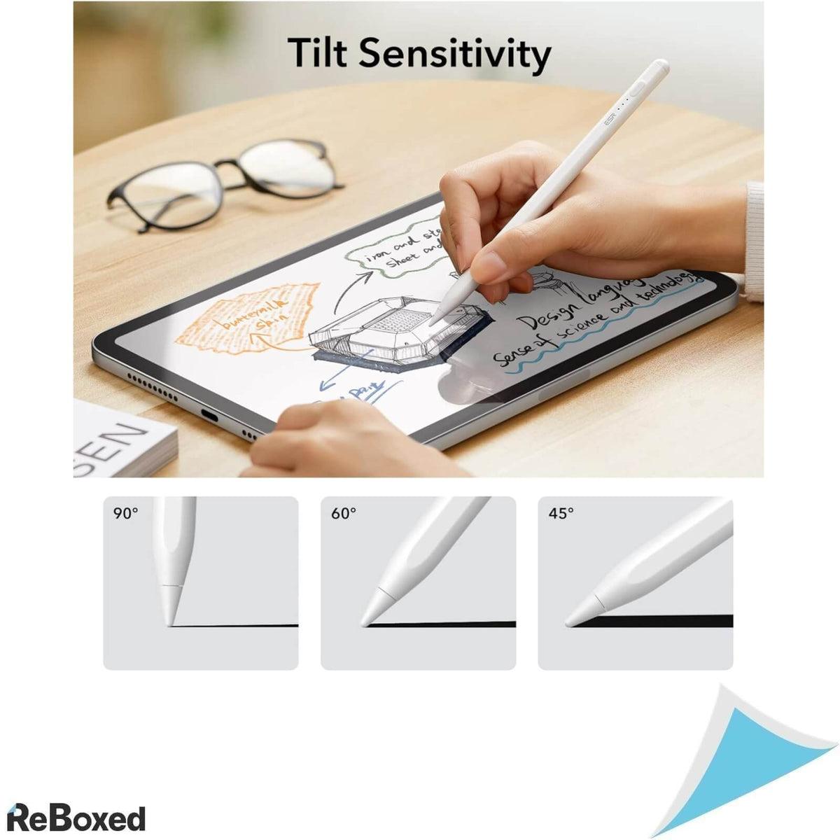 Stylus Pen ESR pentru iPad cu Sensibilitate la Inclinare