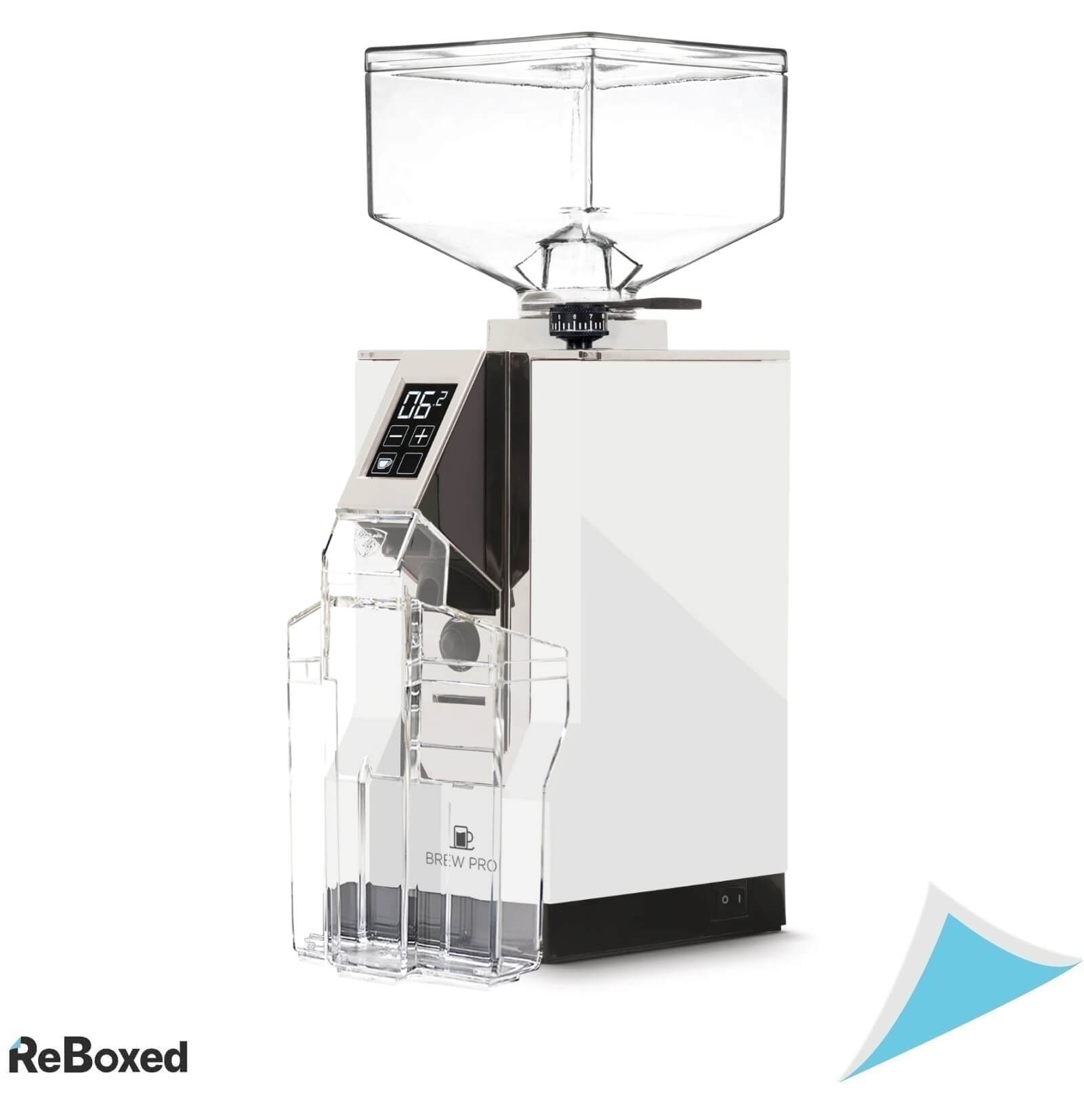 Eureka Mignon Brew Pro White Rasnita de Cafea Automata