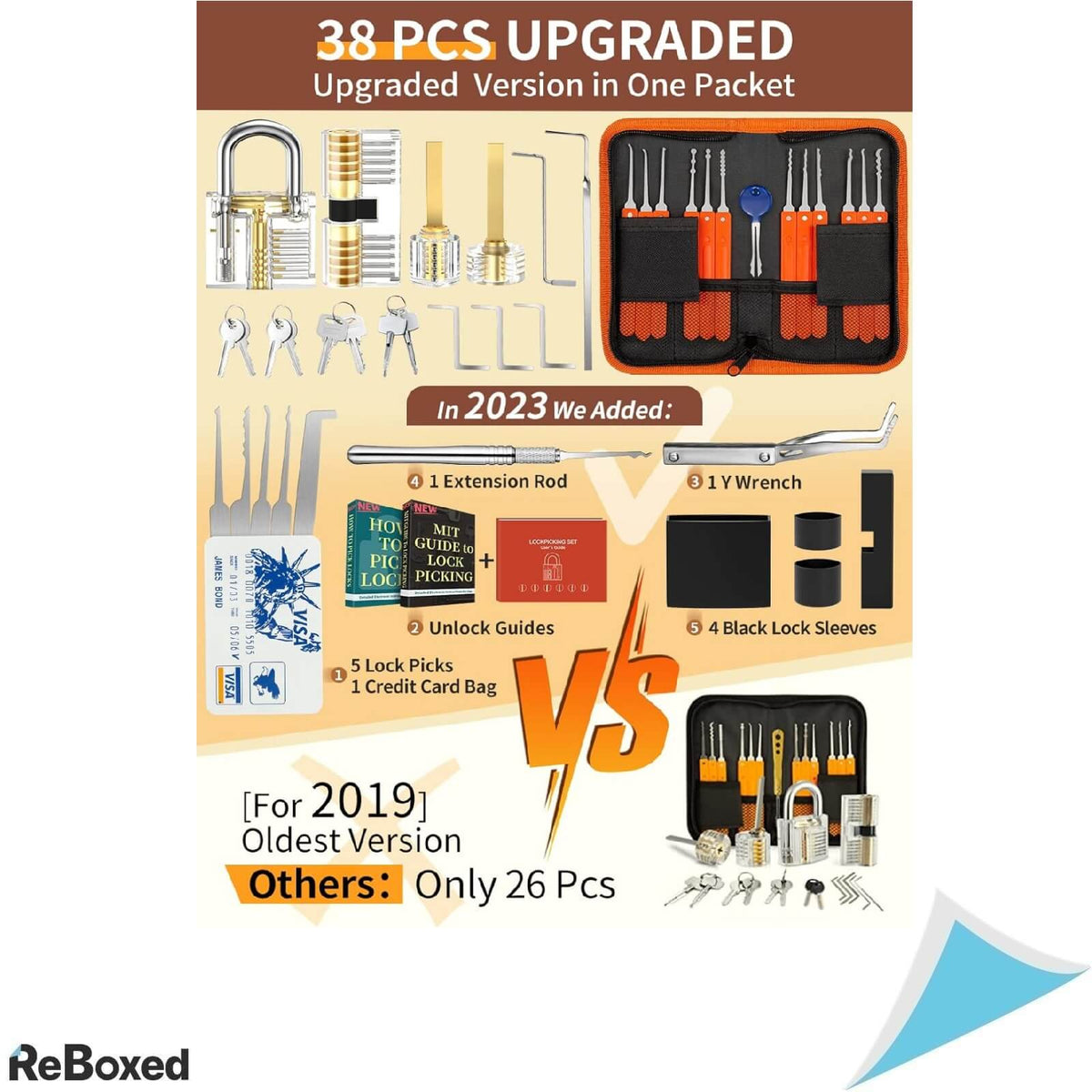 Eventronic Set de Unelte pentru Lacate 38+4 Piese