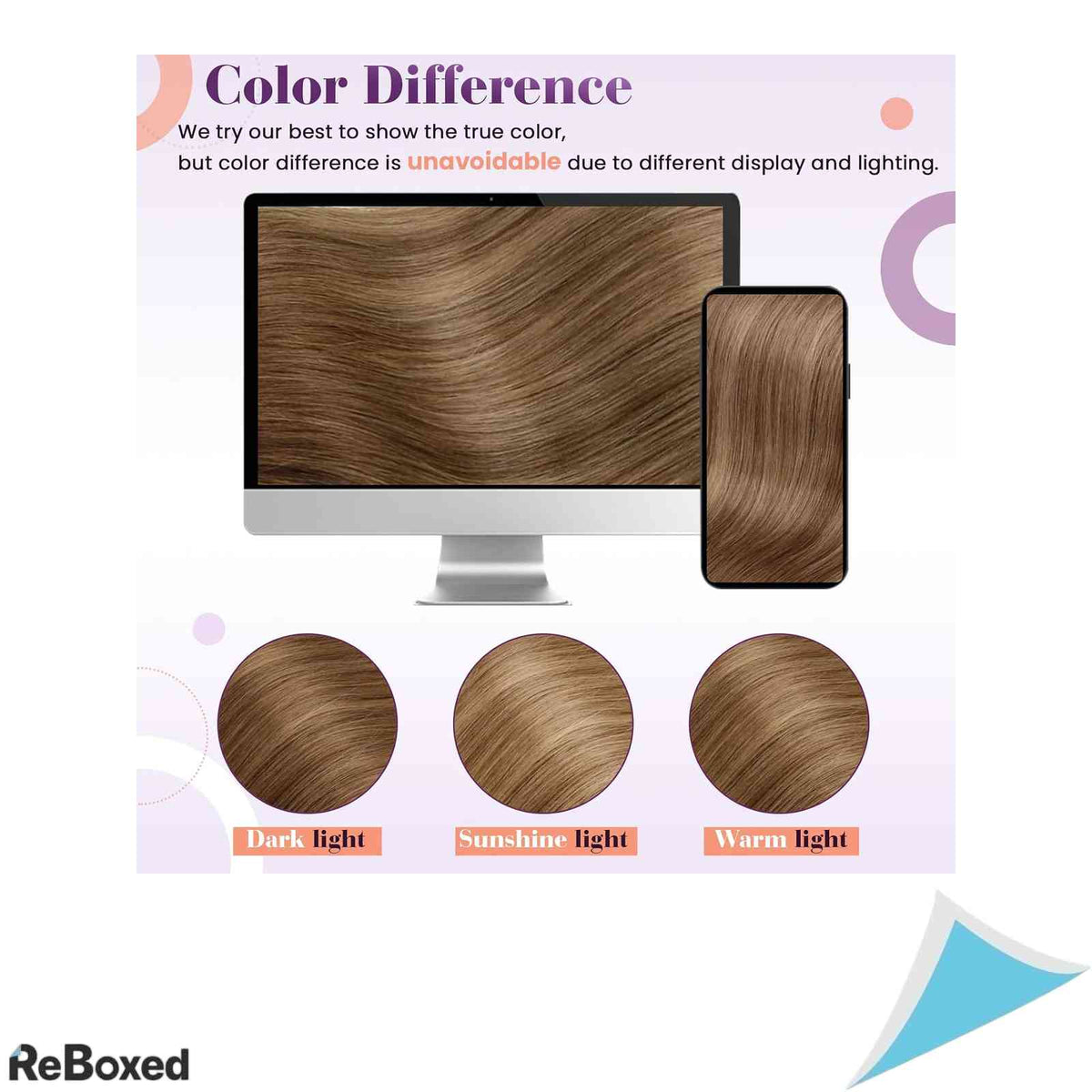 LaaVoo Extensii de Par Natural Clip-In Remy 40cm 105g 7 Piese Balayage Saten si Blond #6/8/14