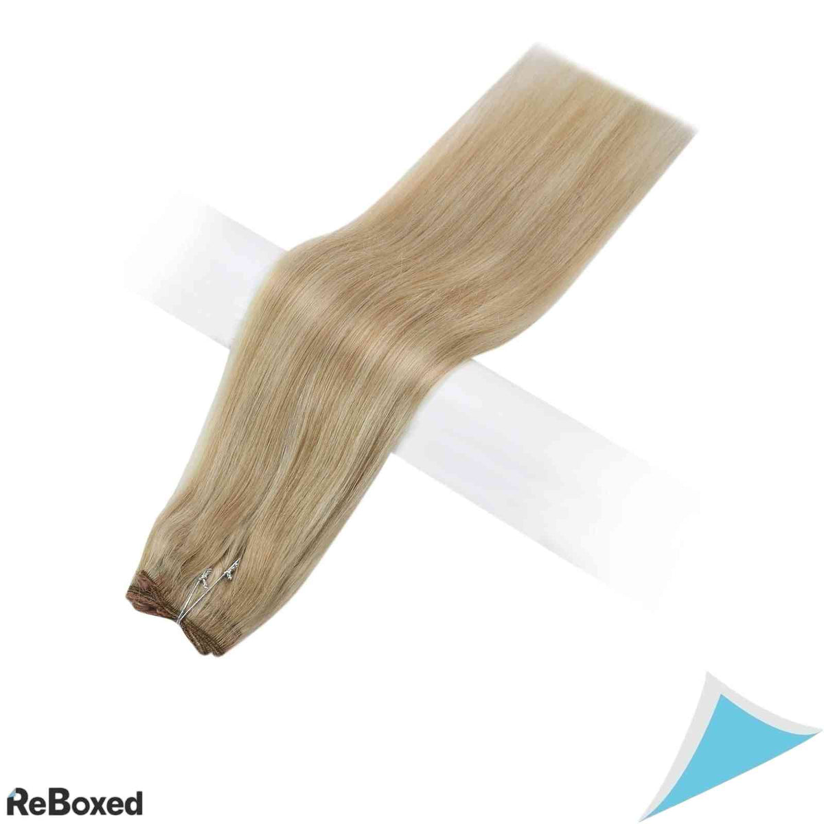Extensii de Par Natural cu Fir Transparent Fshine 14 Inch 70g Blond Auriu / Blond Deschis