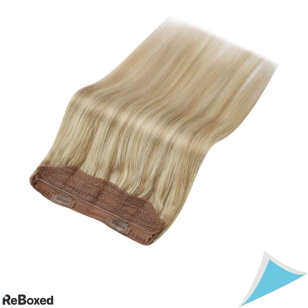 Extensii de Par Natural cu Fir Transparent Fshine 14 Inch 70g Blond Auriu / Blond Deschis