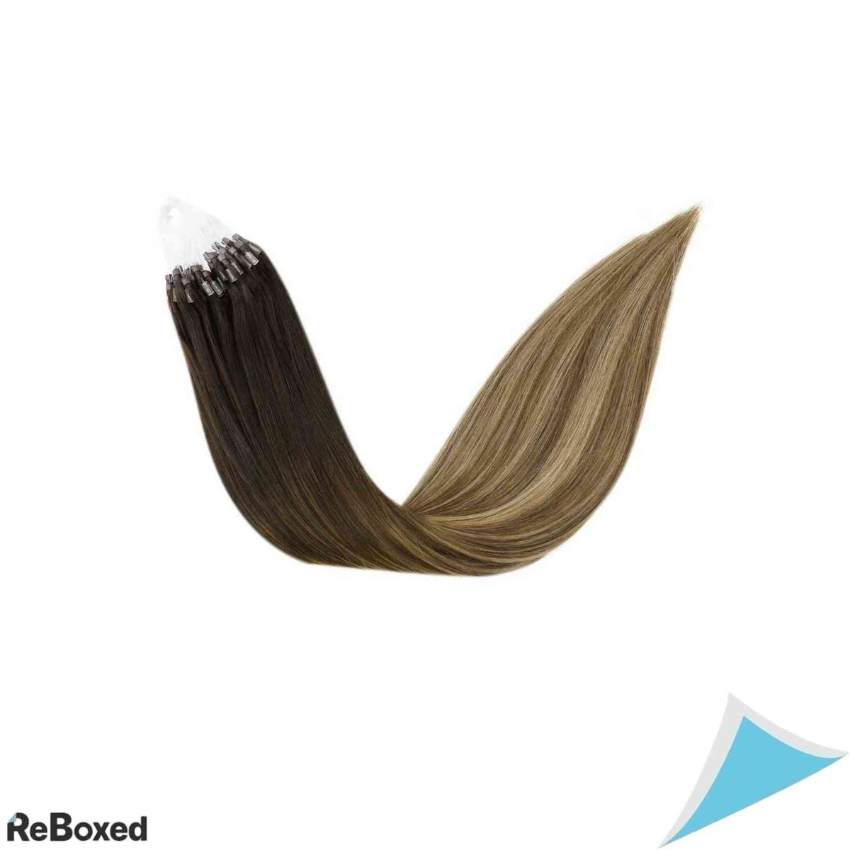 LaaVoo Extensii de Par Natural Micro Loop Remy Drept 50g Micro Ring Strands