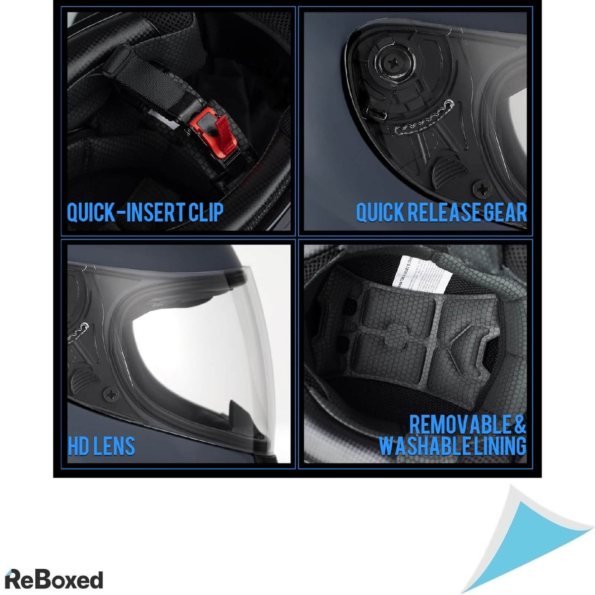 Favoto ECER22-06 Casca Moto Integrala M Grey