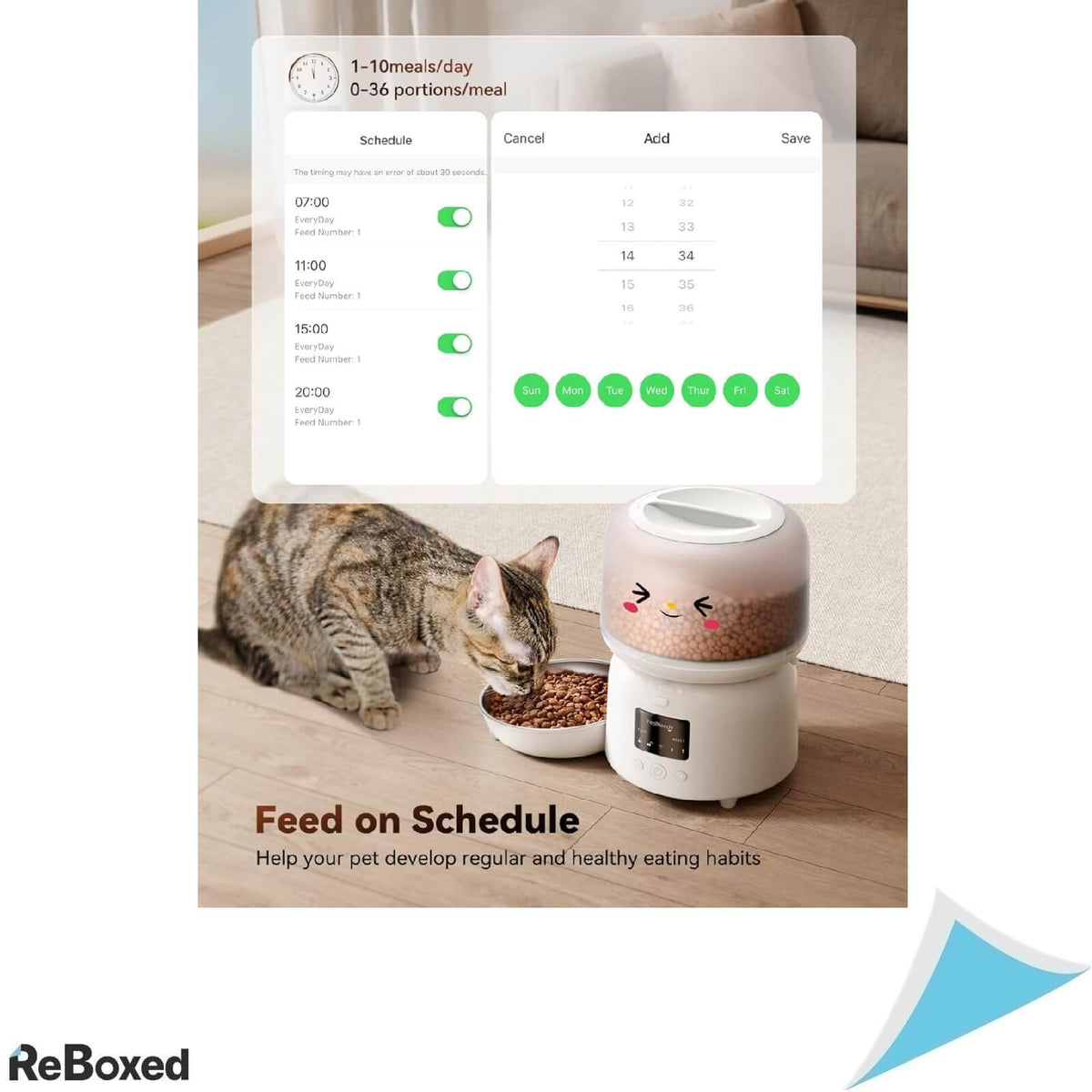 FEELNEEDY 3L Distribuitor Automat pentru Hrana