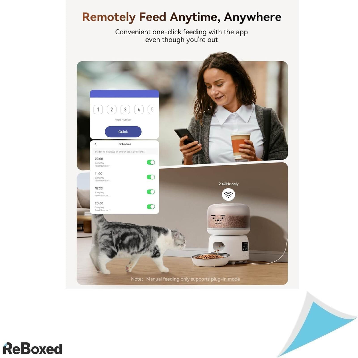 FEELNEEDY 3L Distribuitor Automat pentru Hrana