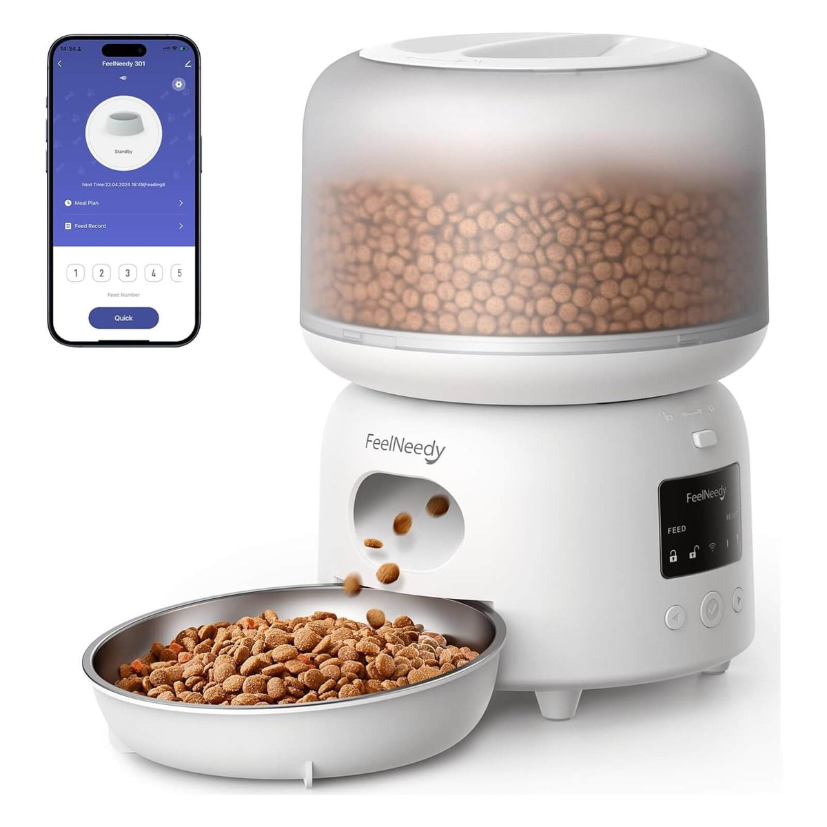 FEELNEEDY 3L Distribuitor Automat pentru Hrana