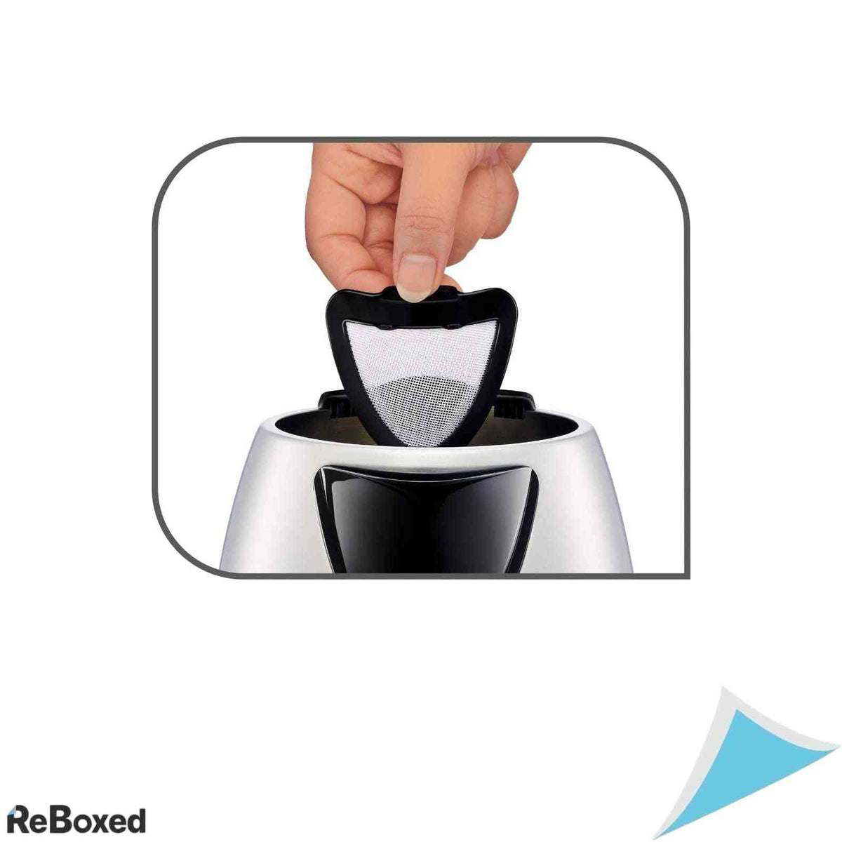 Fierbator Electric Tefal Dialog KI150D Capacitate 1.7L Putere 2400W Element Incalzire Mascat Filtru Anti-Calcar Detasabil Inox Periat si Negru