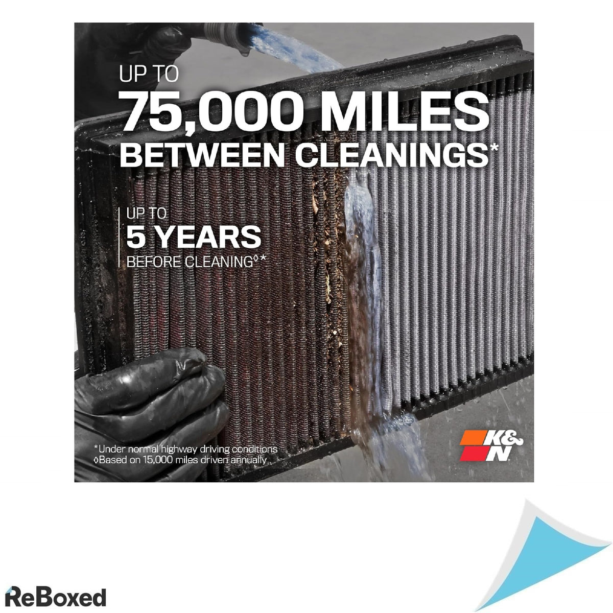 Filtru aer motor K&amp;N High-Flow lavabil – compatibil Honda Fit 2008-2014