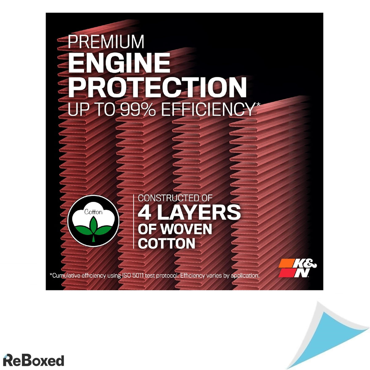 Filtru aer motor K&amp;N High-Flow lavabil – compatibil Honda Fit 2008-2014