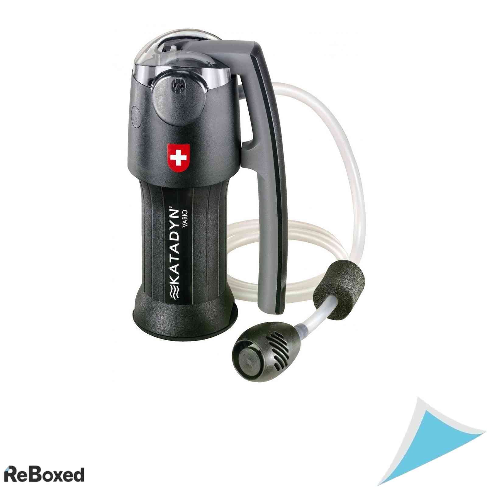 Filtru de Apa Portabil Pompa de Mana Katadyn Vario Dual Mode Negru 2L/min