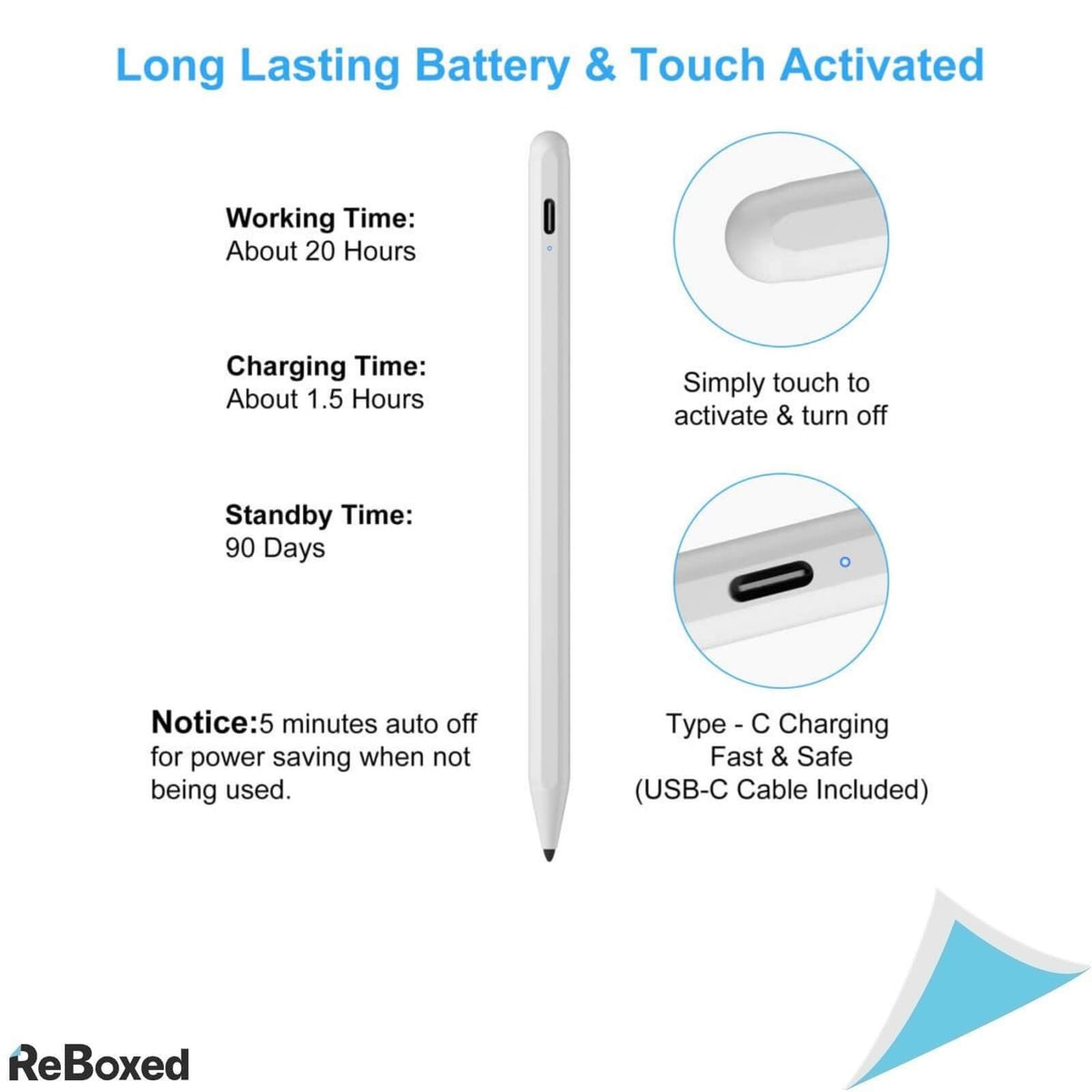 Fojojo Stylus Pen pentru iPad cu Palm Rejection