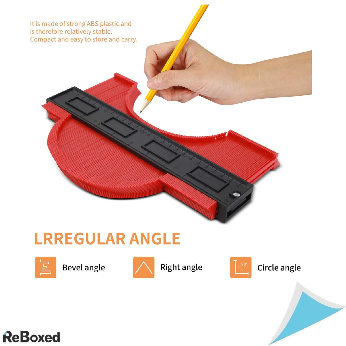 FORMIZON Medidor contur 25 cm pentru profiluri neregulate copiere forme lemn gresie