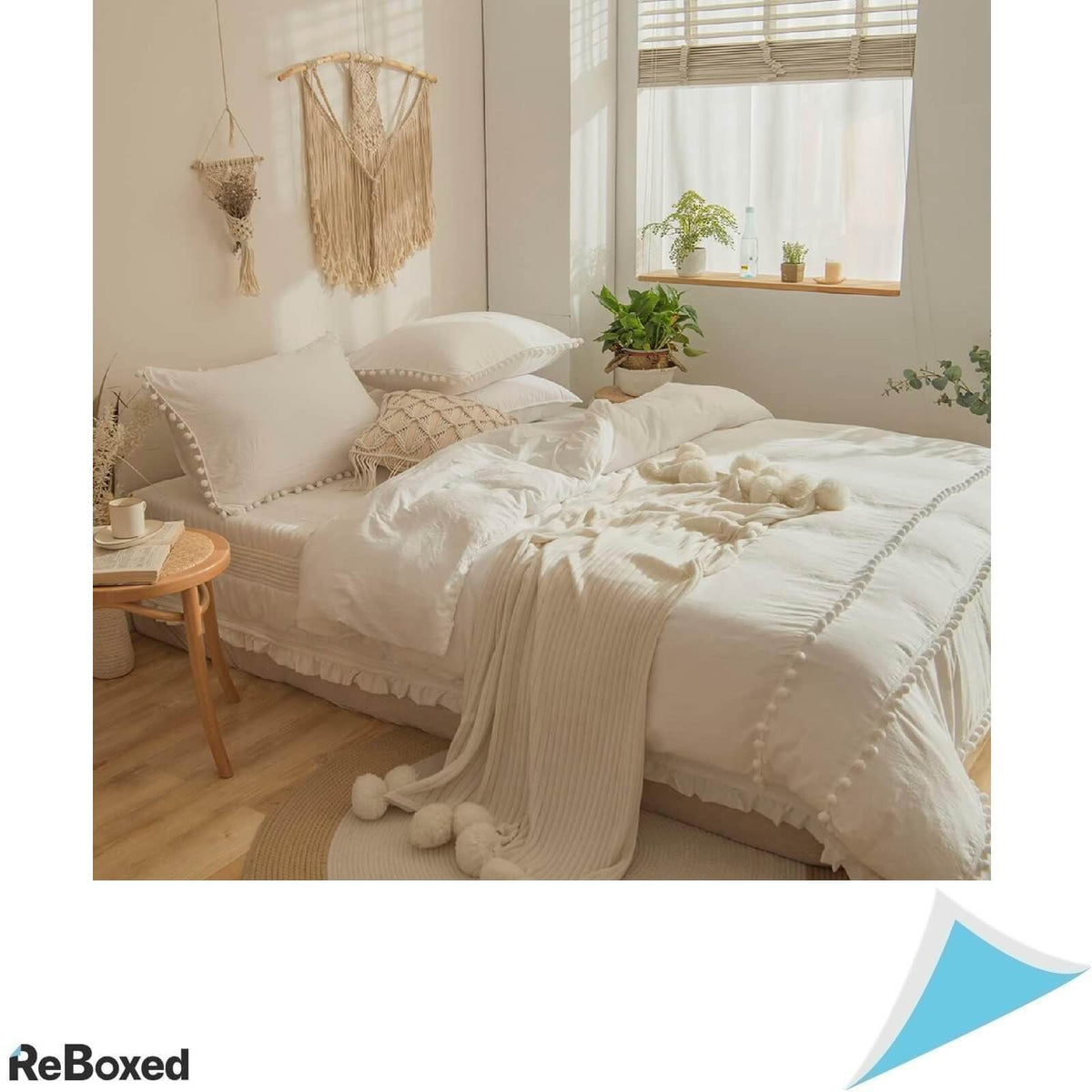 Fremyamy Set Lenjerie de Pat Pilota 240x260cm Perna 65x65cm