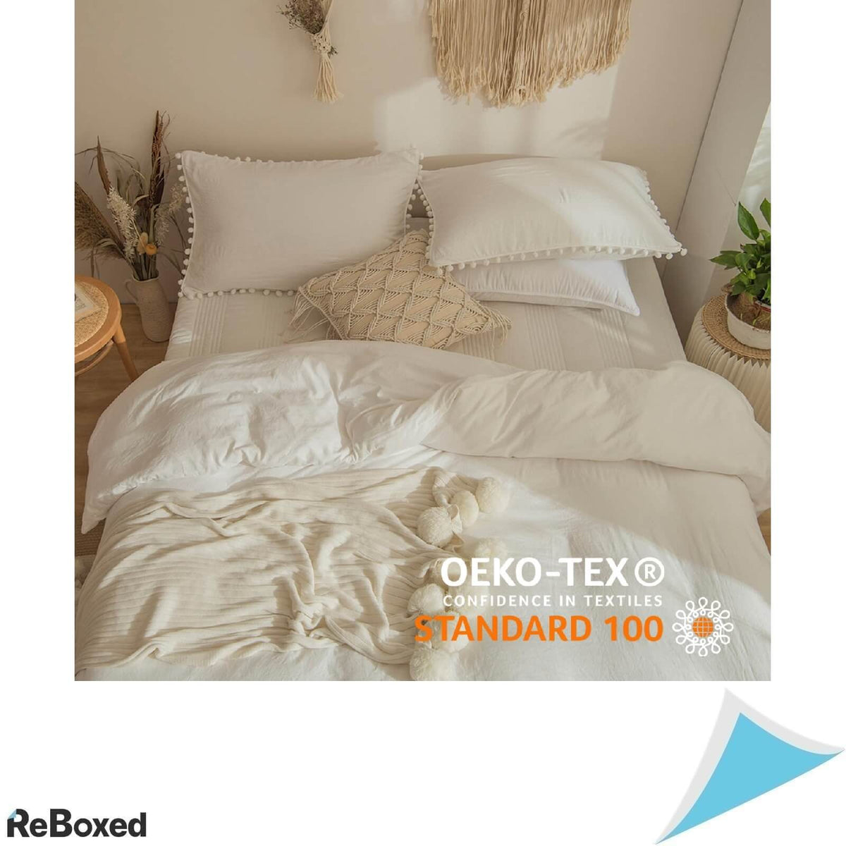 Fremyamy Set Lenjerie de Pat Pilota 240x260cm Perna 65x65cm