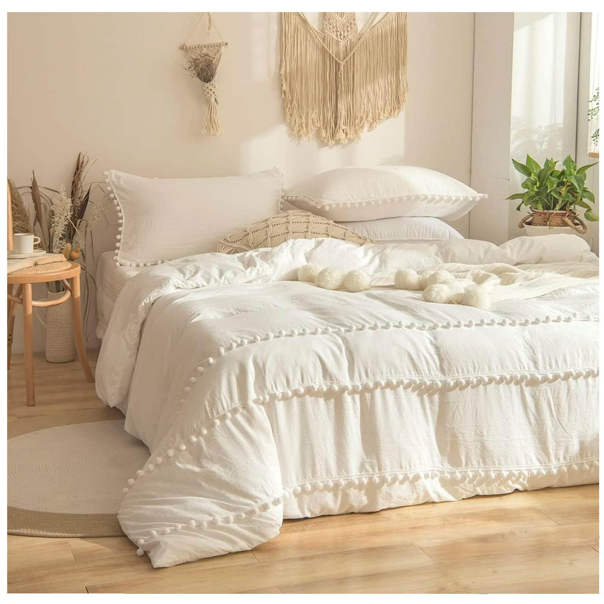 Fremyamy Set Lenjerie de Pat Pilota 240x260cm Perna 65x65cm