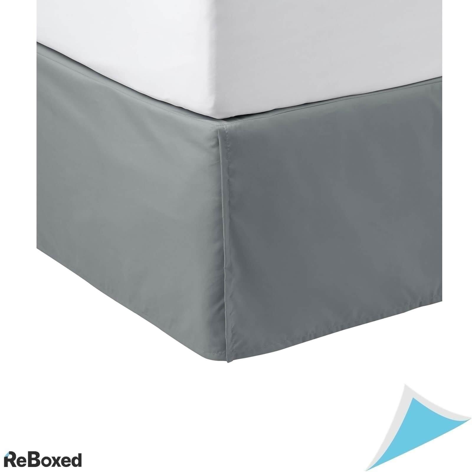 AmazonBasics Fusta de Pat Gri Inchis 152 x 203 x 41 cm