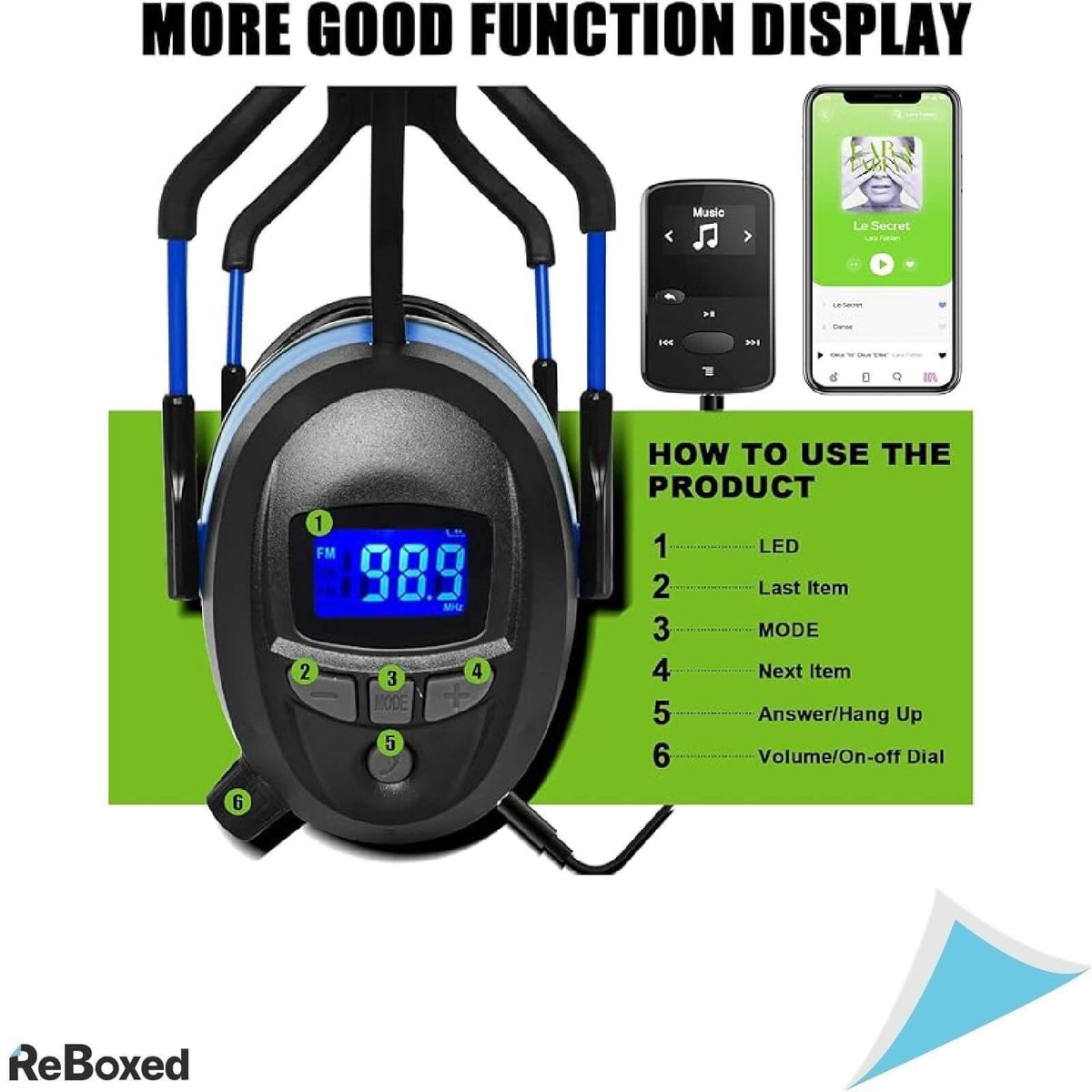 Gardtech Casti de Protectie Multifunctionale ANC FM MP3