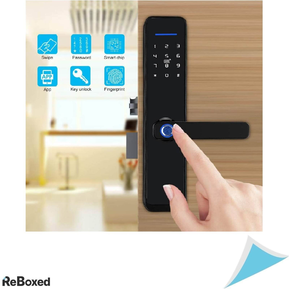 Garsentx Incuietoare Biometrica a Usii cu Amprenta Digitala