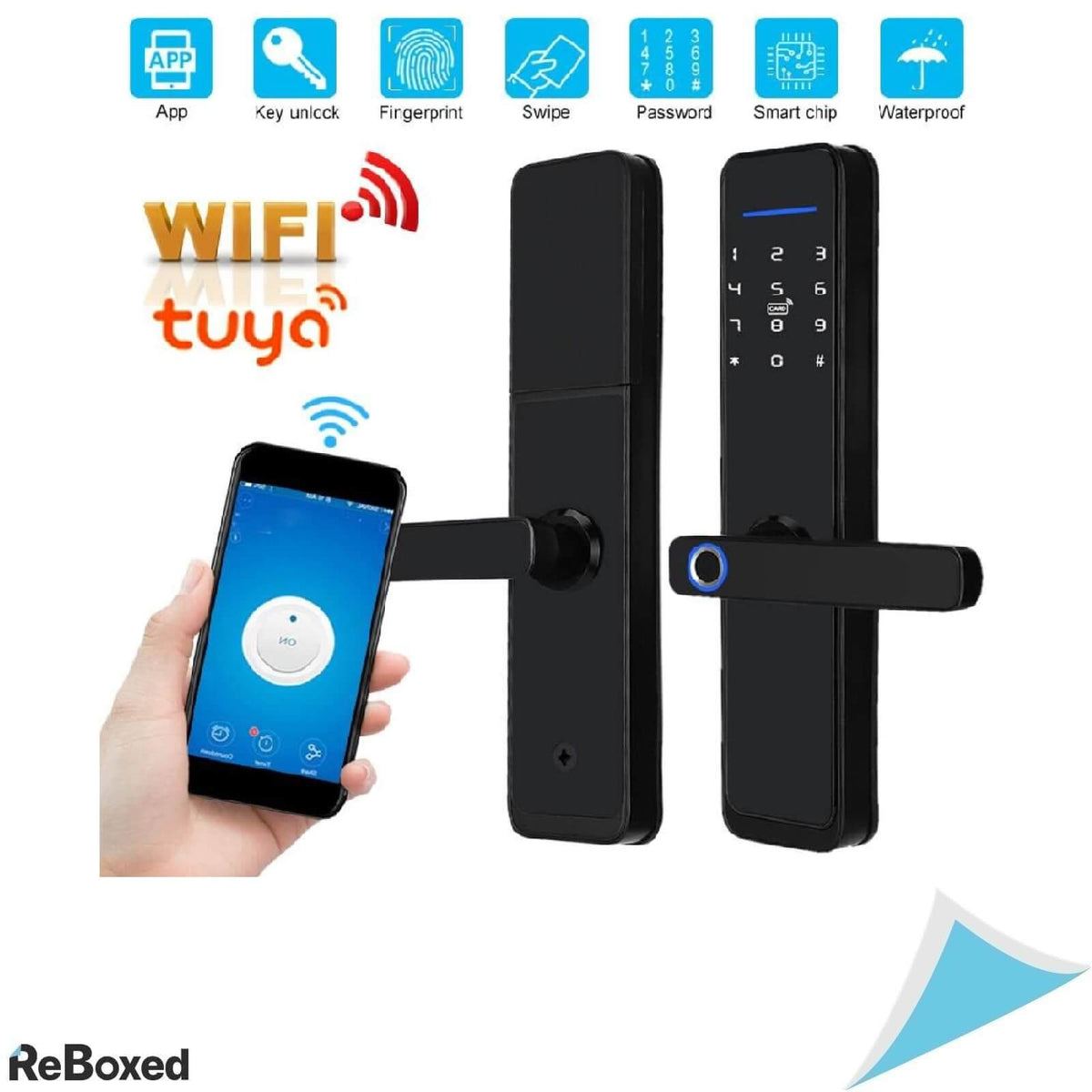 Garsentx Incuietoare Biometrica a Usii cu Amprenta Digitala