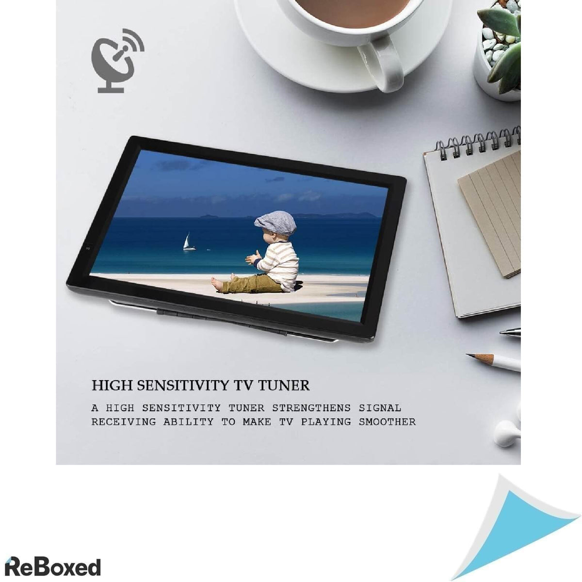 Garsent TV Portabil LCD de 14 Inch 1080P HD