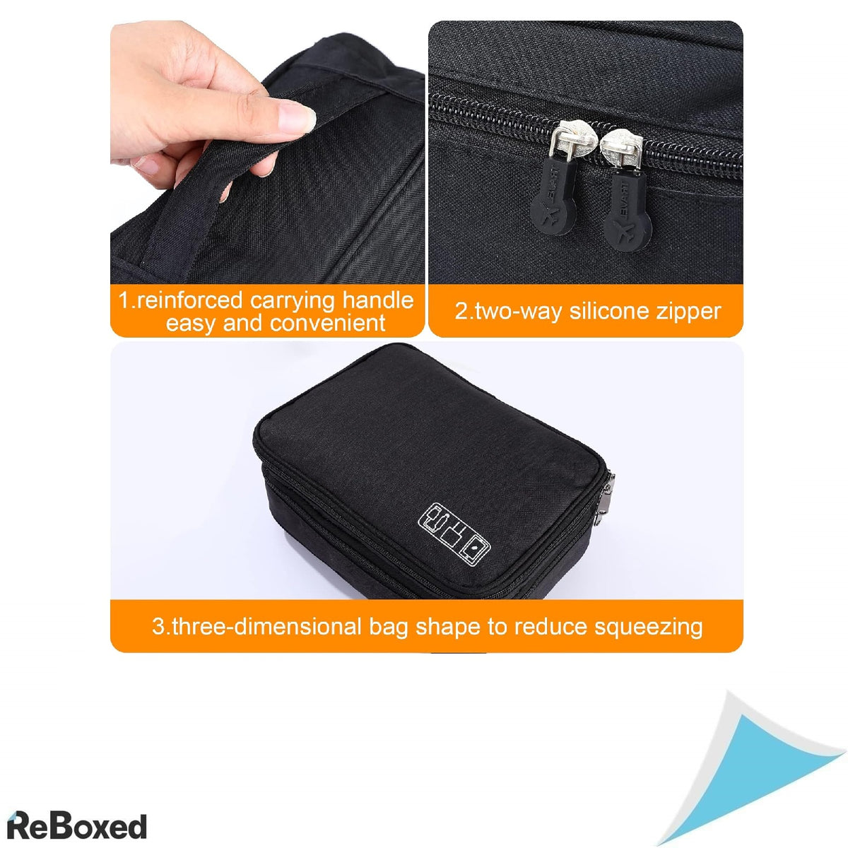 Geanta organizator cabluri AiQInu XXL