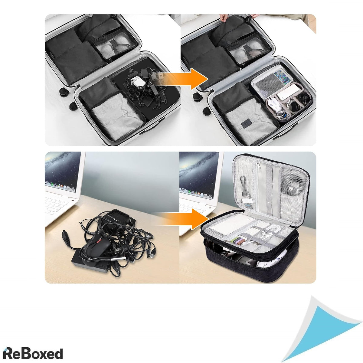 Geanta organizator cabluri AiQInu XXL