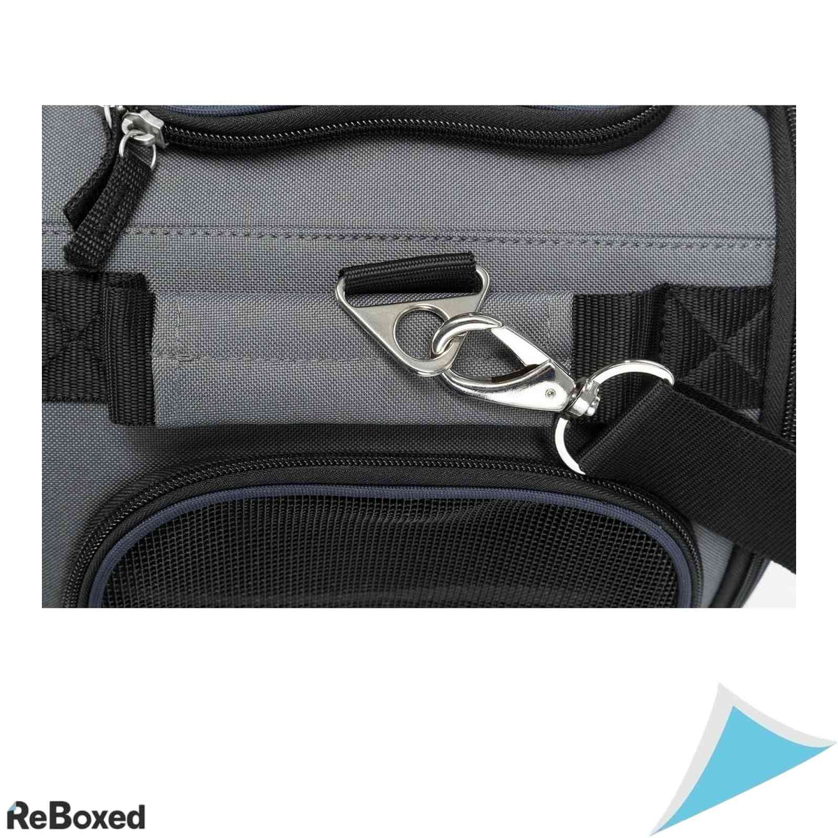 Geanta de Transport Avion TRIXIE Wings 46x28x23cm Gri Albastru