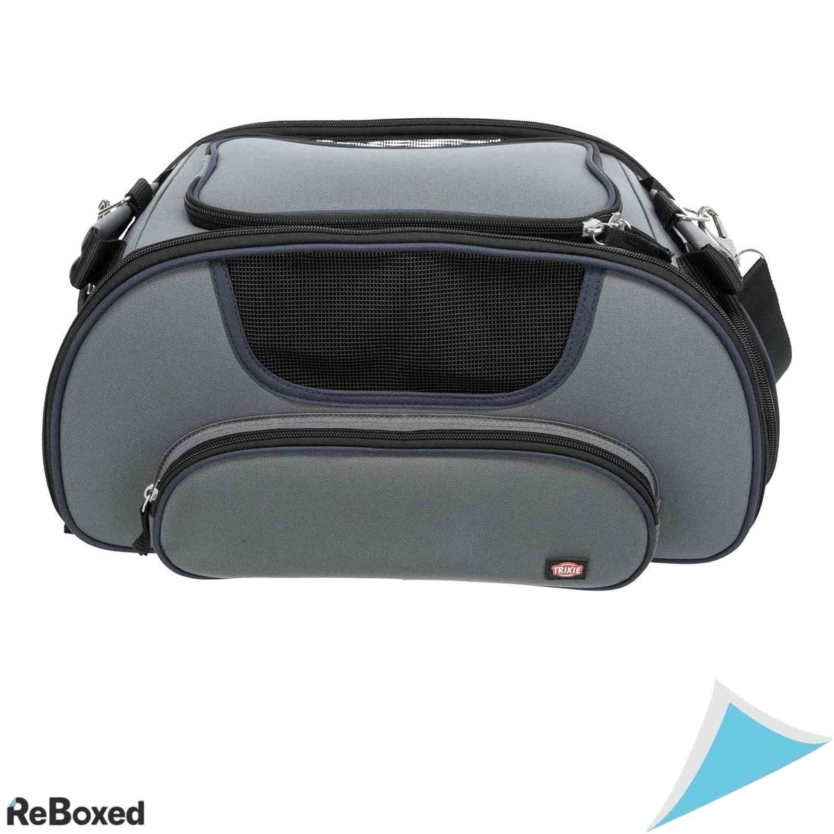 Geanta de Transport Avion TRIXIE Wings 46x28x23cm Gri Albastru
